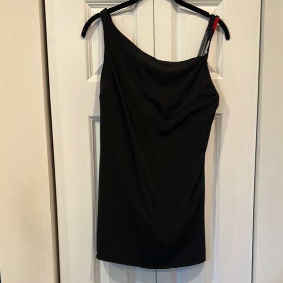 Magicsuit Chic Black One-Shoulder Dress - Picture 1 of 8